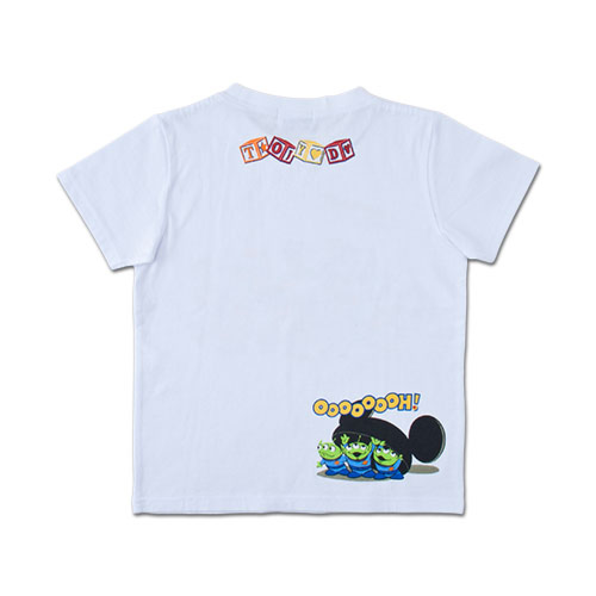 Tシャツ 子供用 裏面 キャステル Castel ディズニー情報