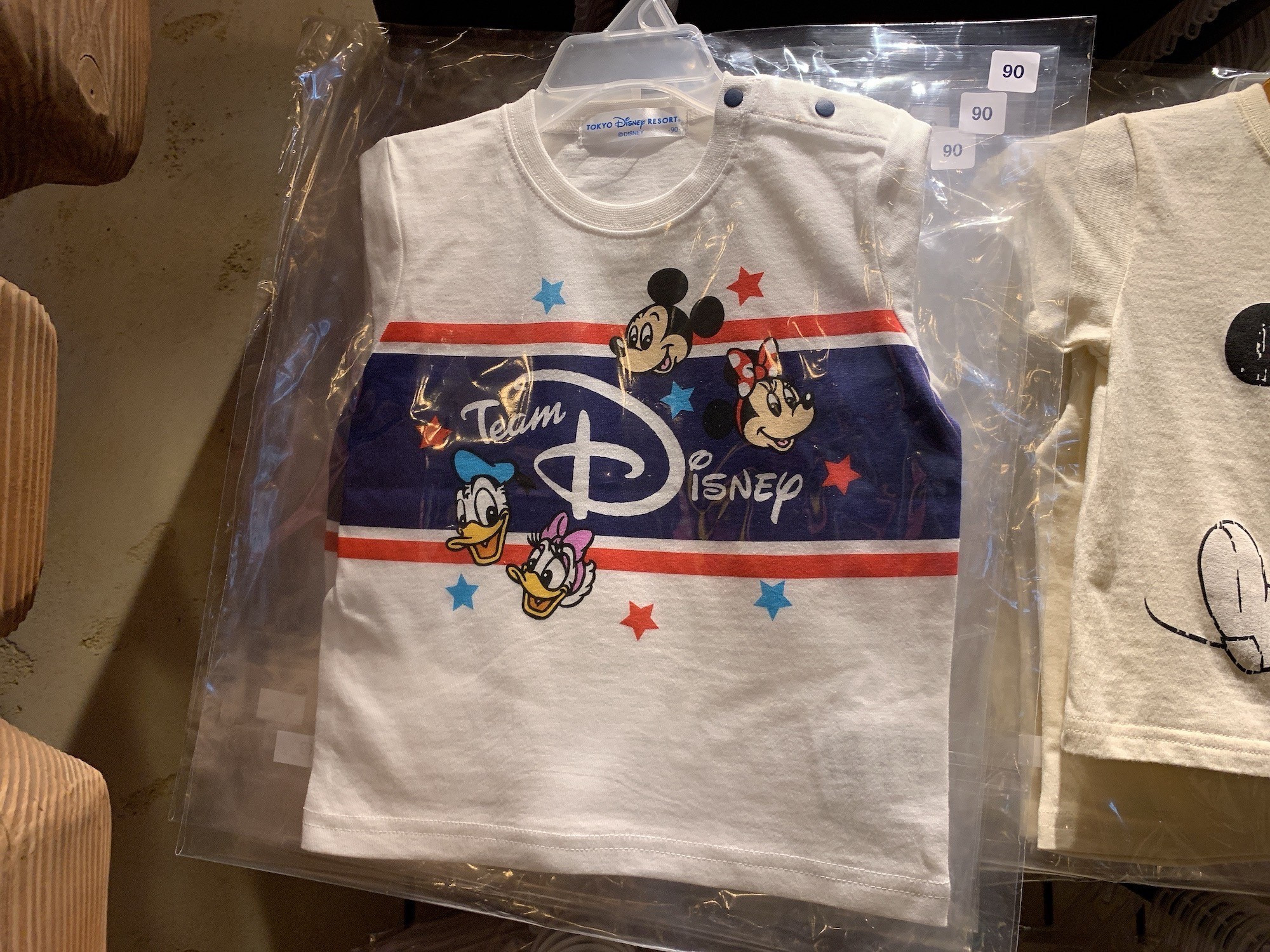 チームディズニーのベビーtシャツ キャステル Castel ディズニー情報