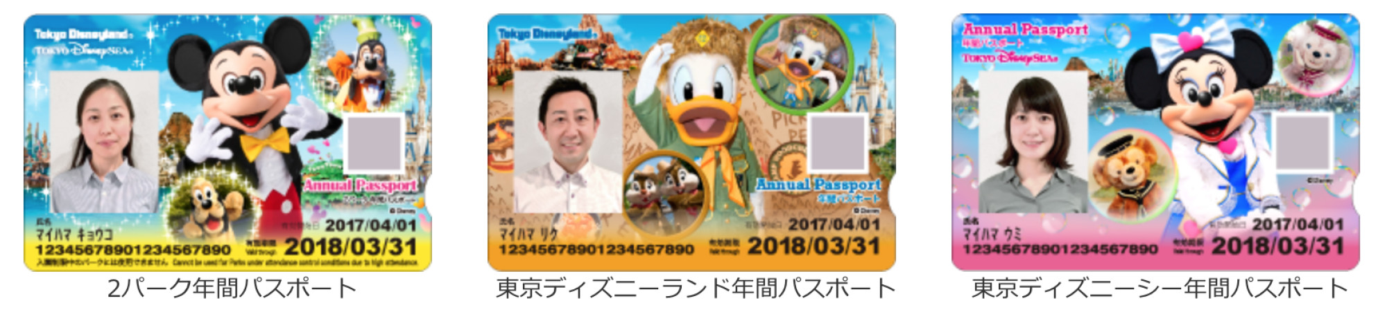 年間パスポートデザイン キャステル Castel ディズニー情報