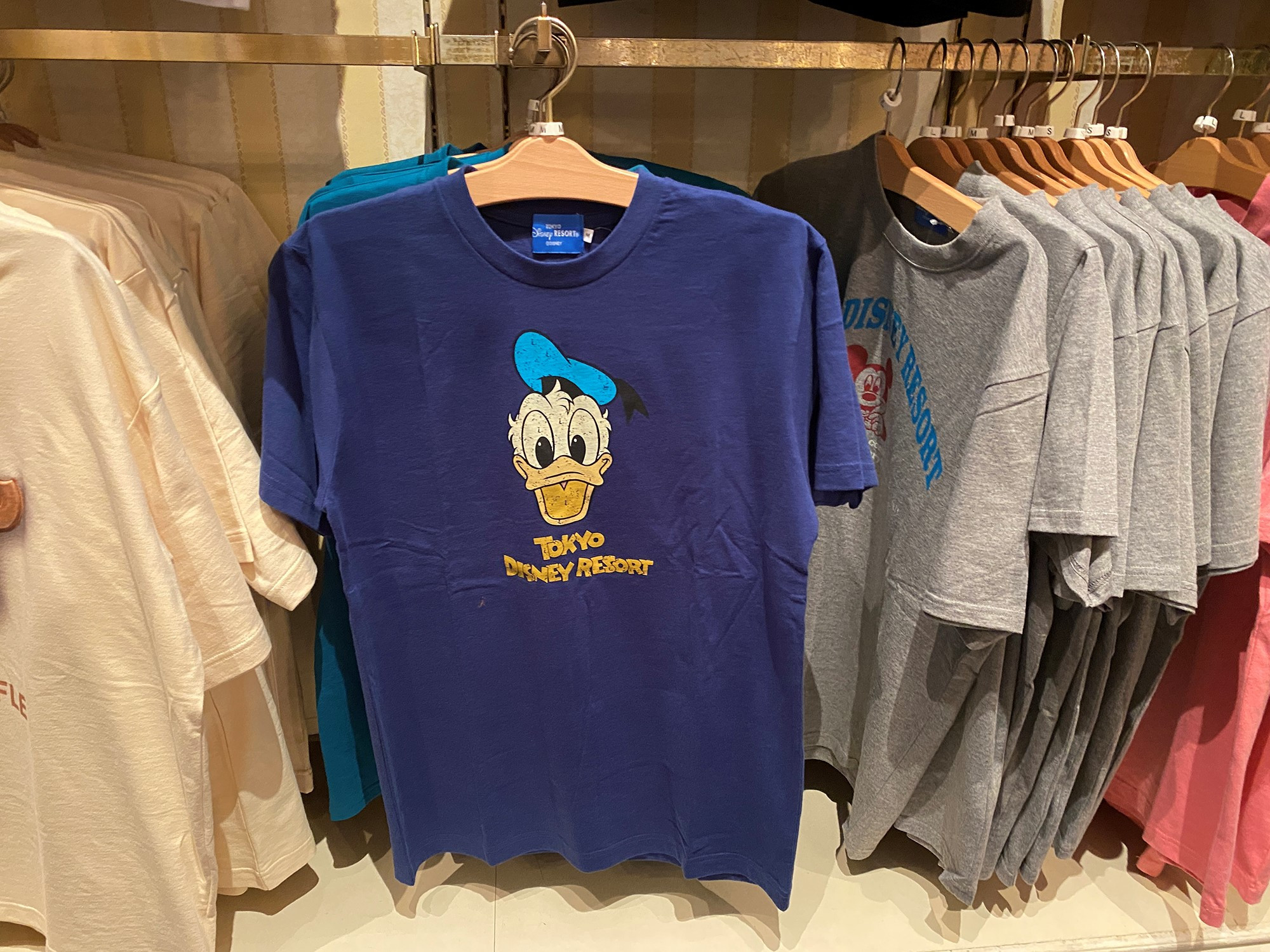 ドナルドフェイスtシャツ キャステル Castel ディズニー情報