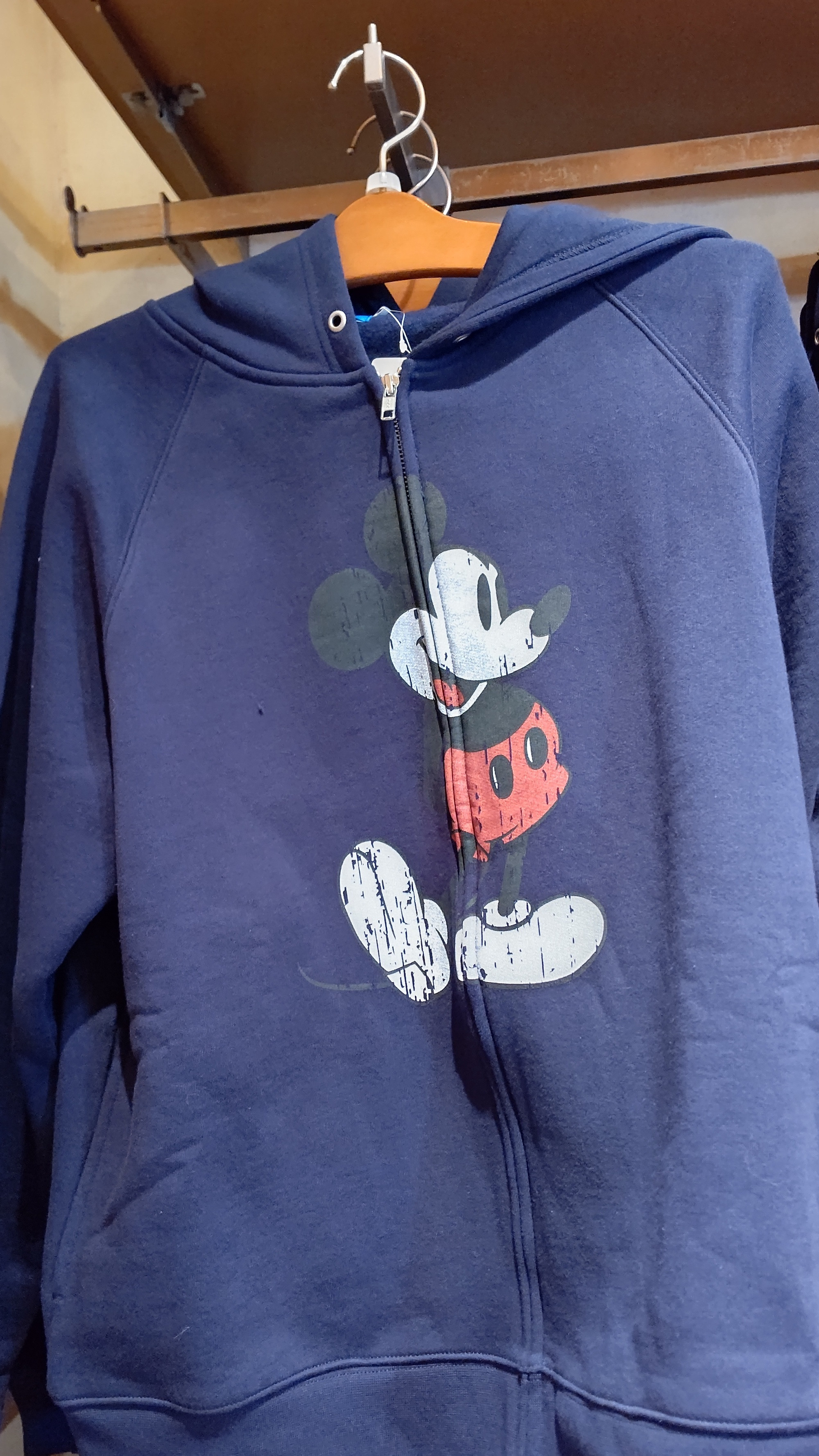 ミッキー耳付きパーカー ネイビー キャステル Castel ディズニー情報