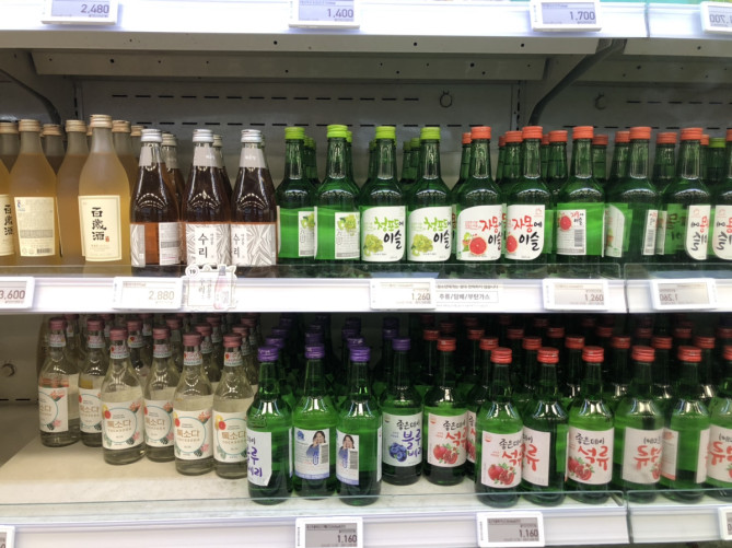 飲みやすい韓国ソジュ