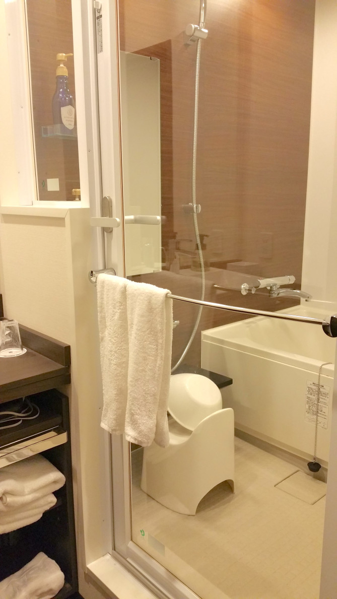 スーペリアダブルのバスルーム