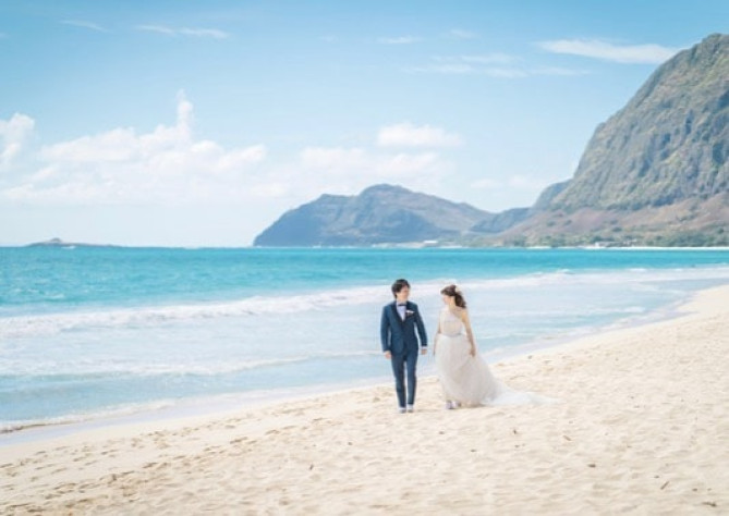 ワイマナロビーチ散歩