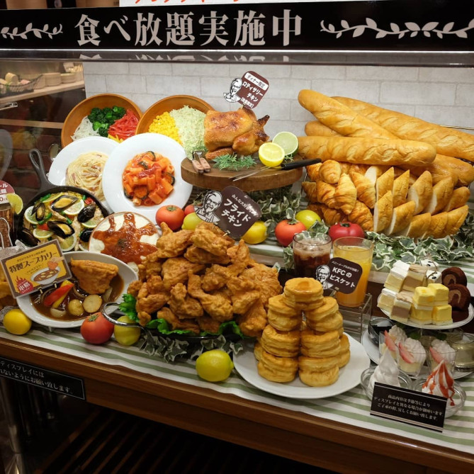 南町田グランベリーパークのケンタッキー食べ放題