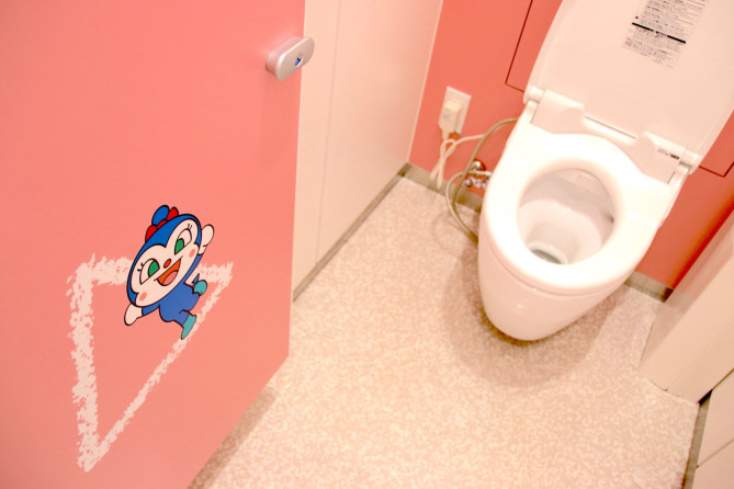 アンパンマンミュージアムのトイレ