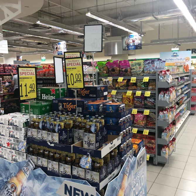 スーパーの様子