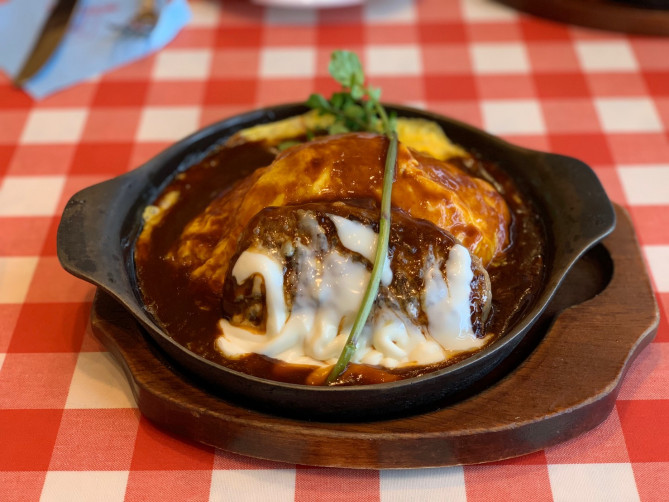 ラケル「チーズハンバーグとオムライス」・ららぽーと豊洲