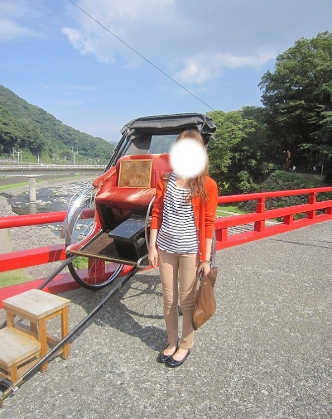 あじさい橋の人力車