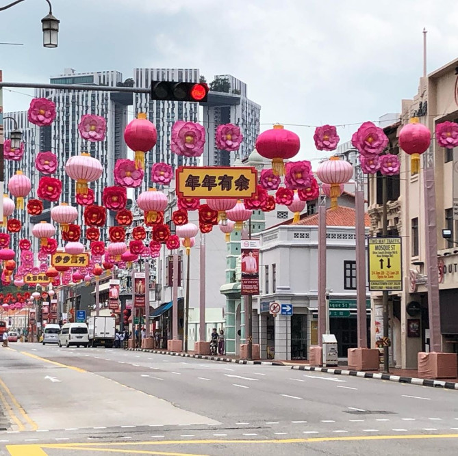 旧正月中のチャイナタウン