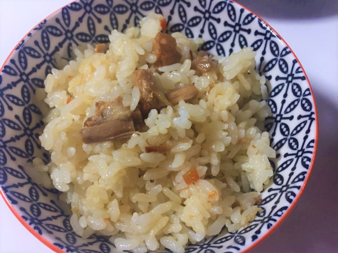 角煮まぜ御飯の素　調理例