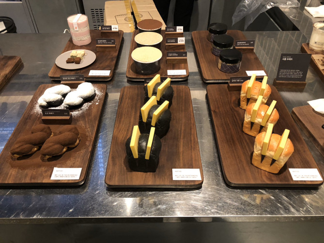 SEOUL COFFEEのパンコーナー