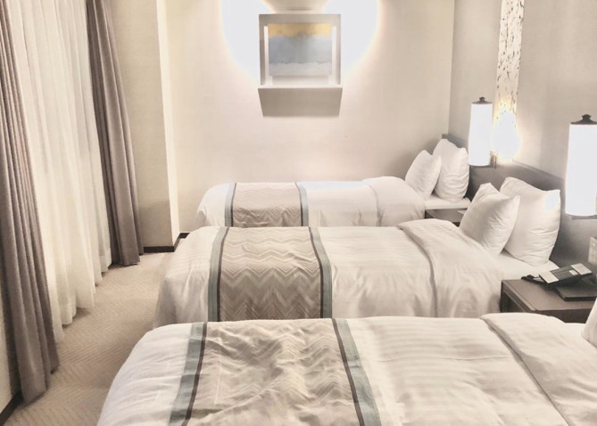 ロイヤルホテルのトリプルルーム