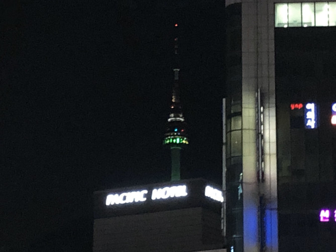 パシフィックホテルとNソウルタワー