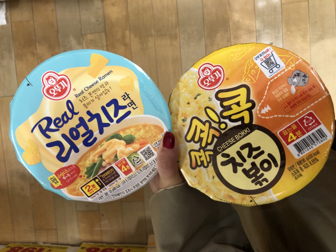 韓国のカップラーメン