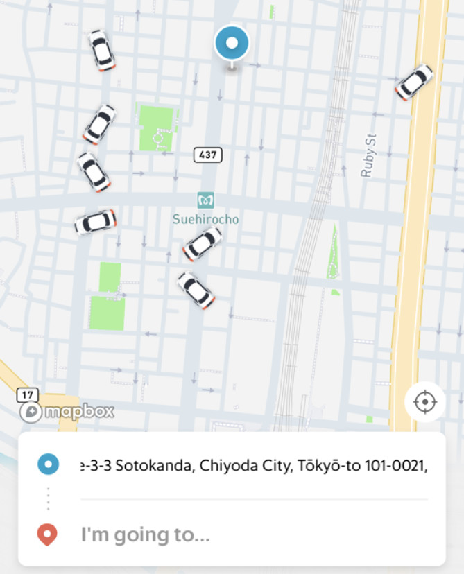 タクシーを呼ぶ