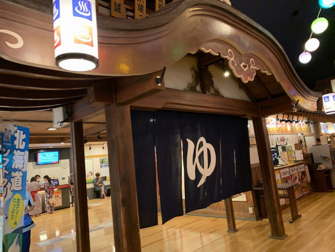 お台場大江戸温泉の大浴場エリア