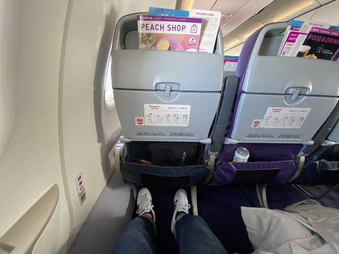 ピーチの非常座席