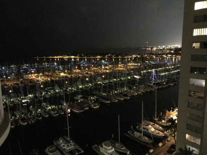 モダンホノルルのお部屋からみた景色