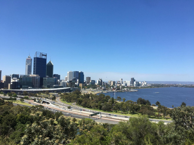 パースの街並み