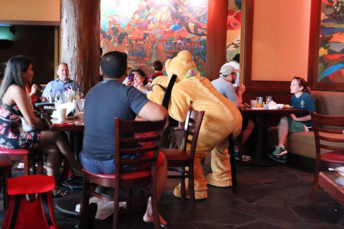 アウラニ「マカヒキ」の朝食ブッフェに登場するキャラクター