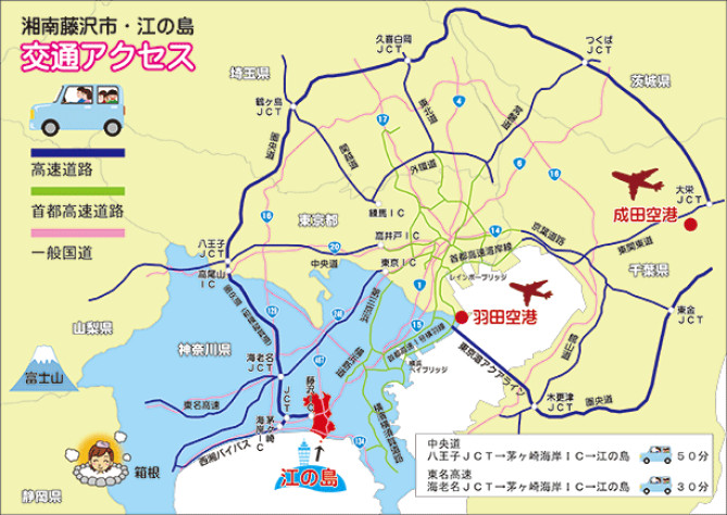 車でのアクセス方法