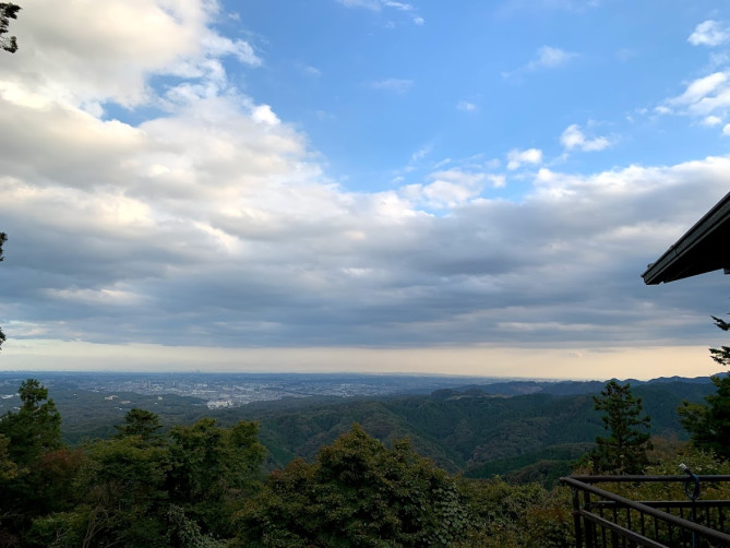 高尾山からの景色