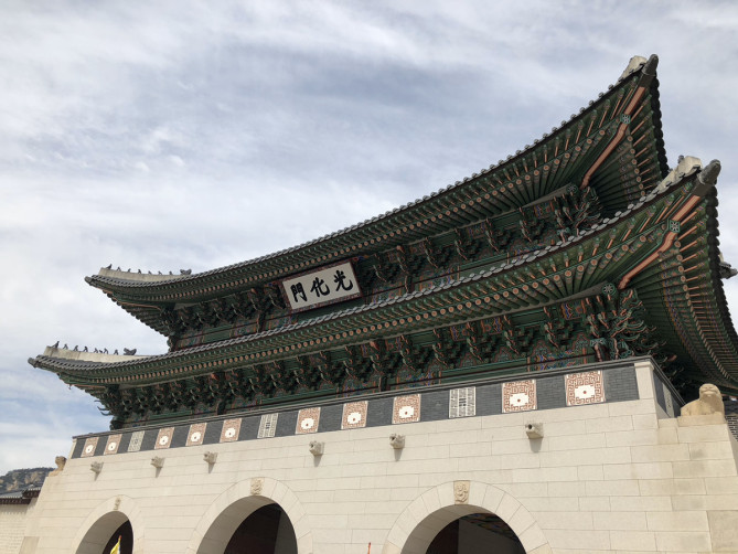 ドラマに登場する「光化門」