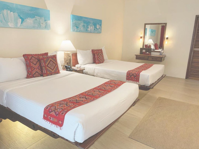 ブルーウォーター・マリバゴ・ビーチ・リゾート：お部屋