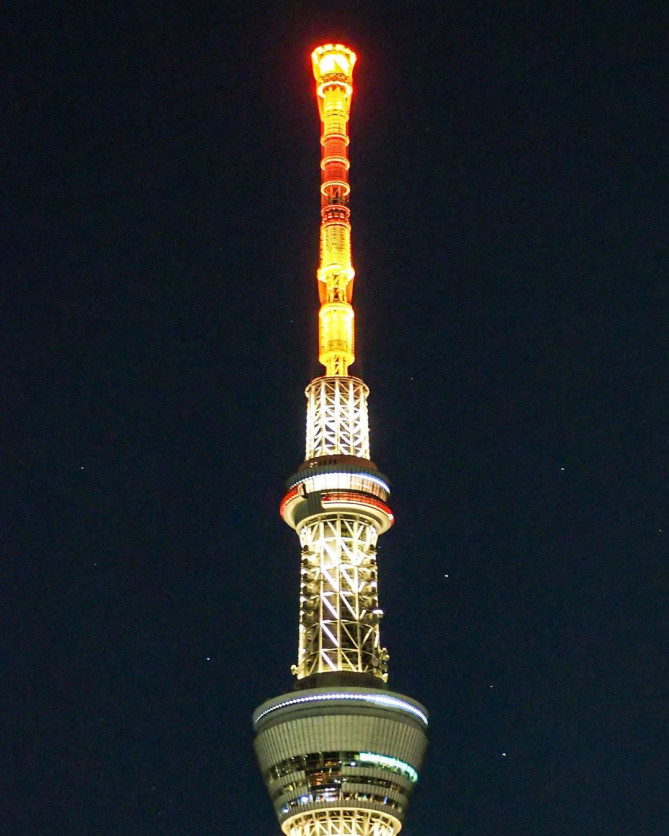 東京スカイツリー通常ライティング「幟」イメージ