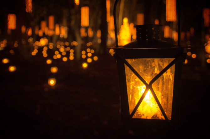 ランタンキャンドルの森(軽井沢高原教会)