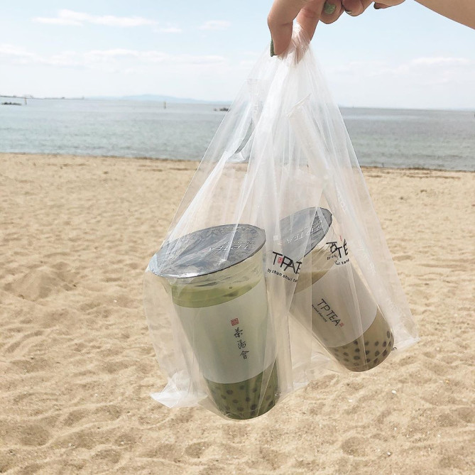 「ティップティー」人気のオリジナルタピオカミルクティー