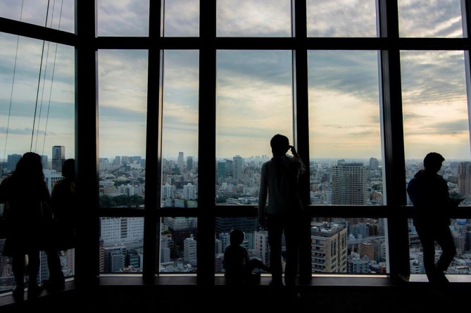 東京タワーの展望台