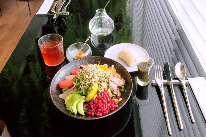 エルカフェのサラダ