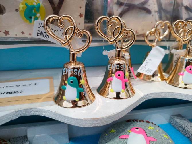 新江ノ島水族館（えのすい）お土産：ツインハートベル