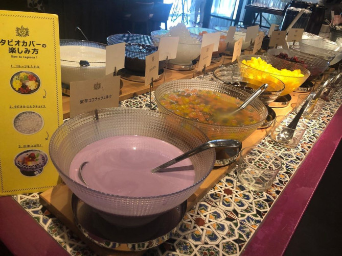 タピオカデザート食べ放題+ドリンク飲み放題