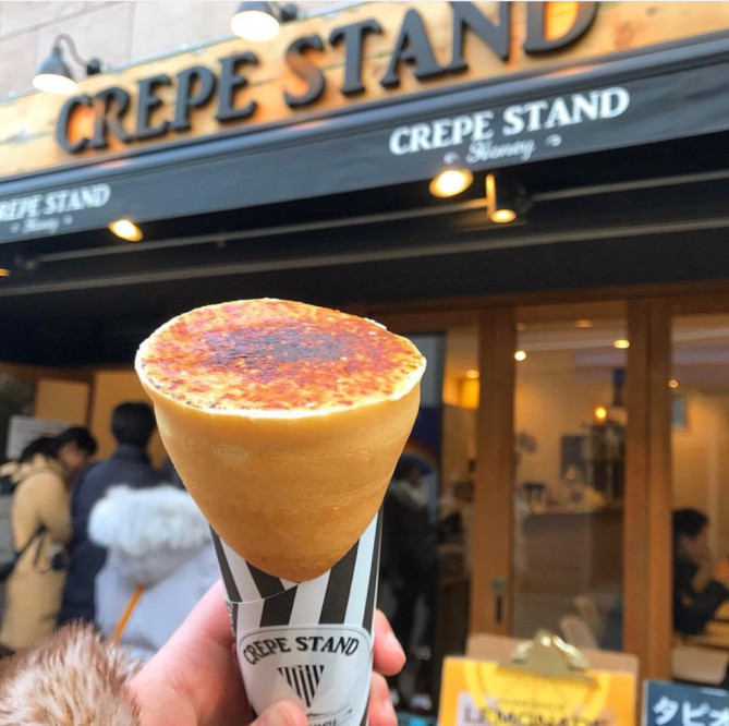 ブリュレクレープ　680円～