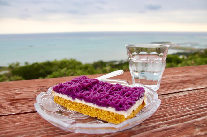 カフェくるくまのテラス席