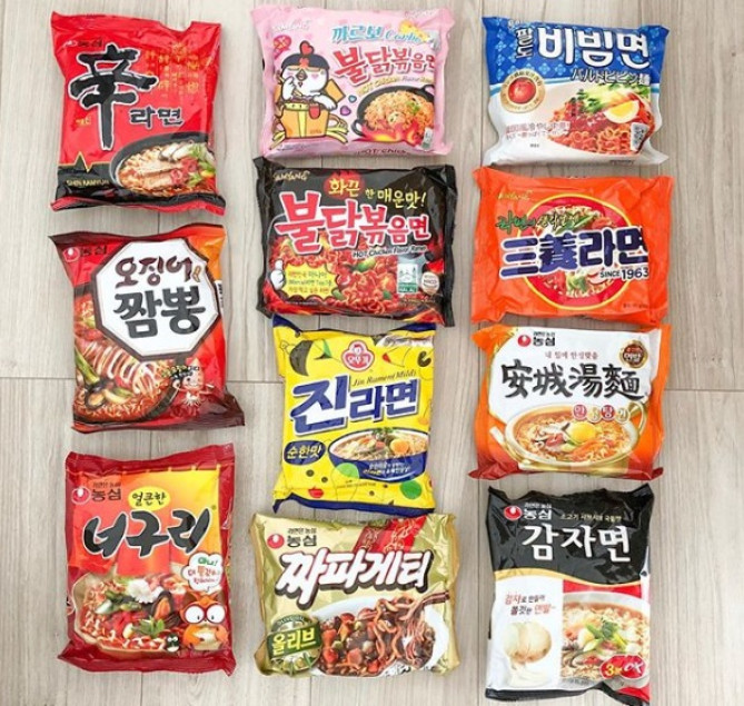 韓国の人気インスタントラーメン