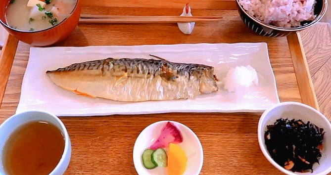 朝食屋コバカバのサバ定食