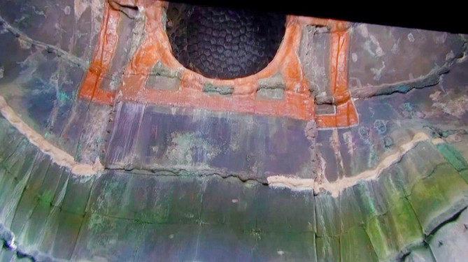 大仏さまの胎内の様子