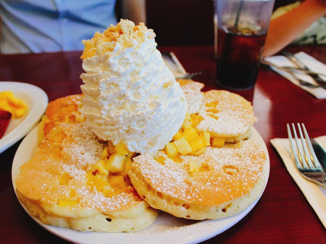 エッグスンシングスのパンケーキ
