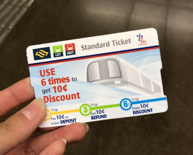 シンガポールのICカード