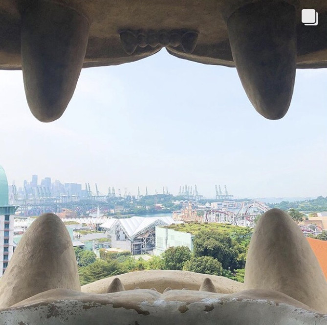 セントーサ島のマーライオン