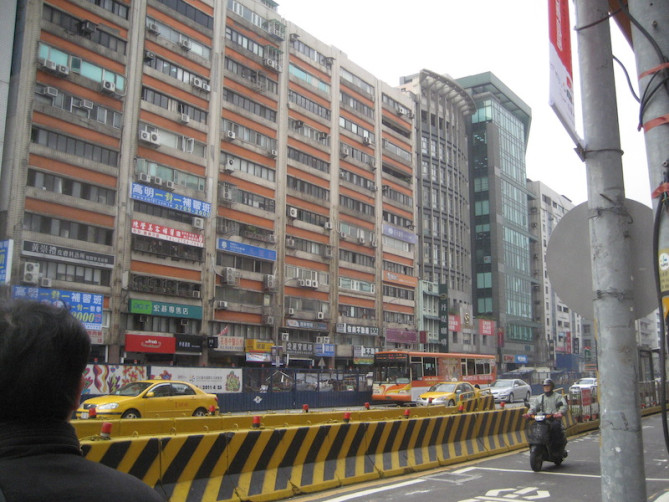 台湾では渋滞がしばしば起こります