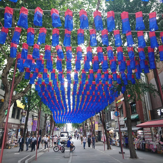 仁寺洞のメインストリート