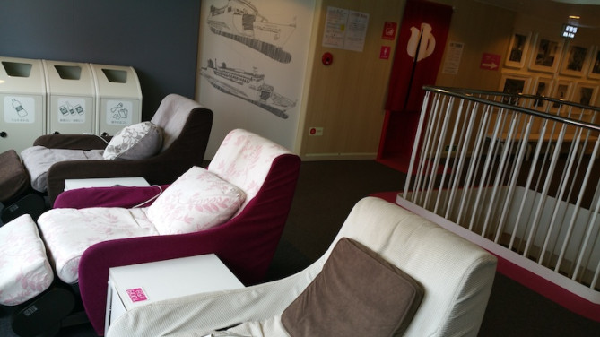 大浴場付近にあるマッサージチェア