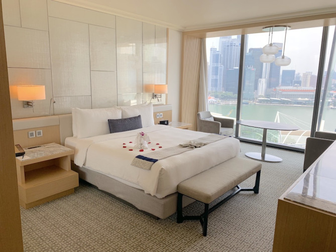 マリーナベイサンズホテルのオーキッドスイート