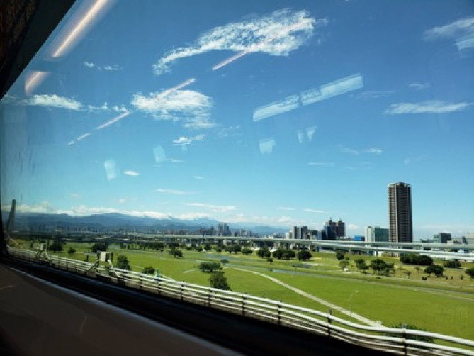 車窓からの台北