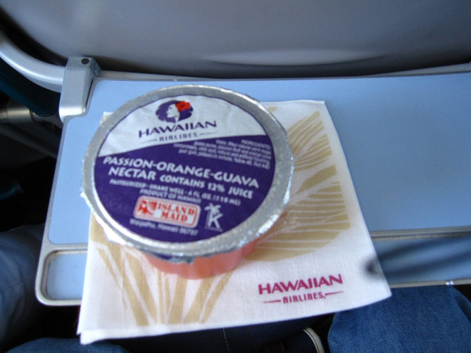 飛行機のジュース